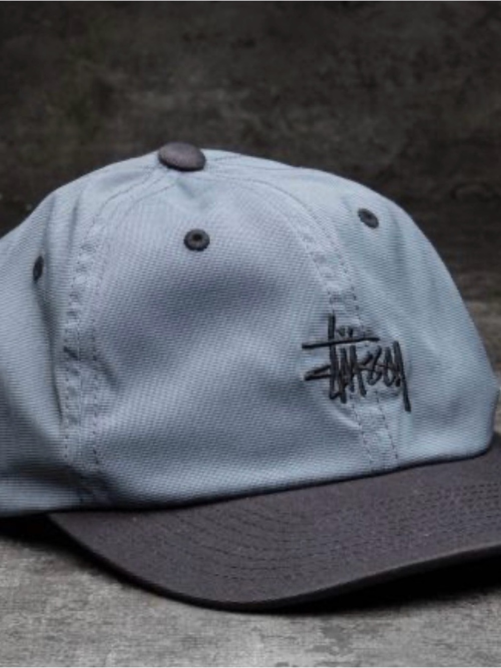 Study Mini Houndstooth Six Panel Hat Cap 2 Tone Adjustable
